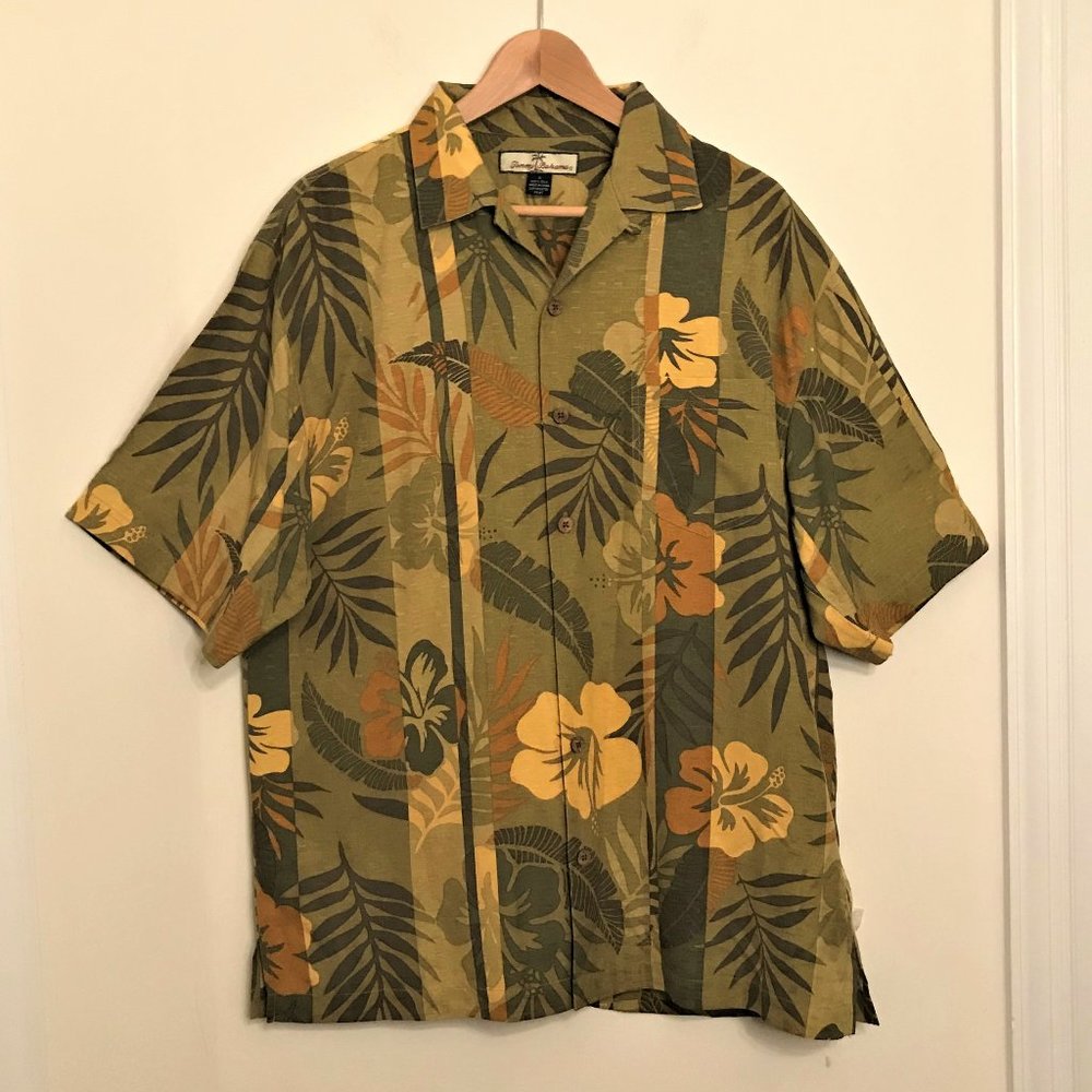 Tommy Bahama Men's Silk Hawaiian Shirt Size Small